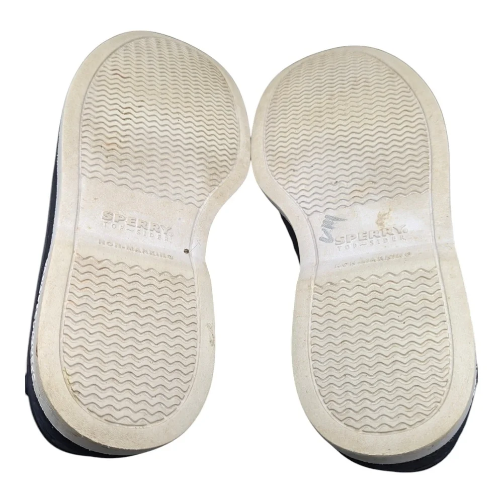 Sperry Top-Sider Boat Float‎ Non Marking Slip On Loafers Blue White  Shoes 6